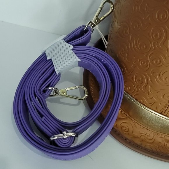 Loungefly Willy Wonka Hat Cross Body Bag Golden Ticket Zip Wallet AMC Limited ED - Picture 4 of 13